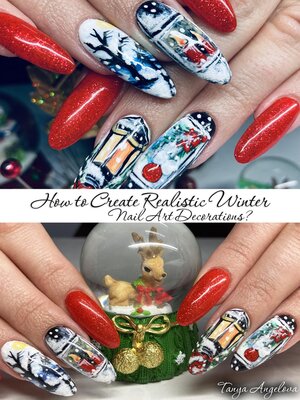 cover image of How to Create Realistic Winter Nail Art Decorations?